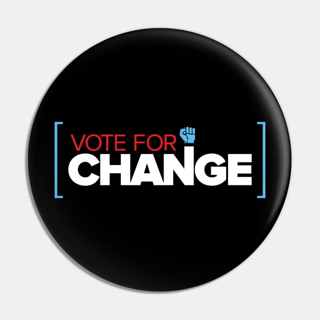 Vote for Change Pin by directdesign