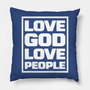 Love God Love People 1 Pillow