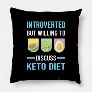 Introverted Keto Diet Ketogenic Ketone Ketosis Pillow