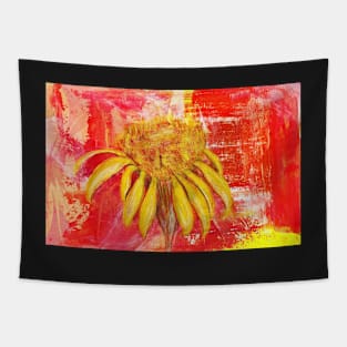 Yellow wildflower Tapestry