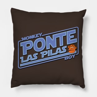 Ponte Las Pilas Monkey Boy Pillow