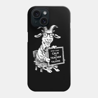 Goat Teacher Phone Case