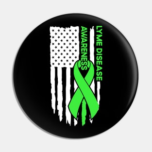 Lyme Disease Awareness Flag Lyme Disease Pin