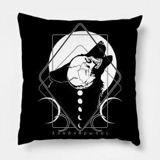 WEREWOLF howling at the Moon Pillow