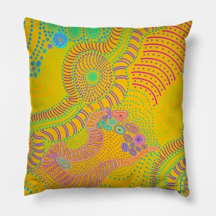 Bioluminesence Yellow Pillow