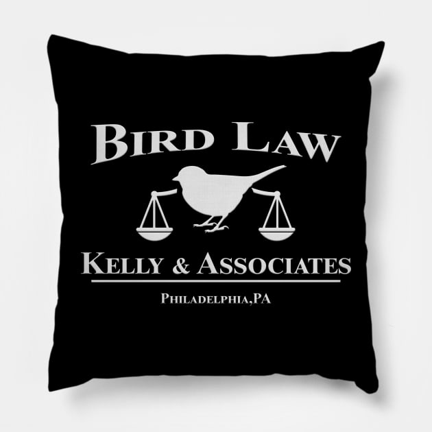 Bird Law Pillow by Sunny Legends