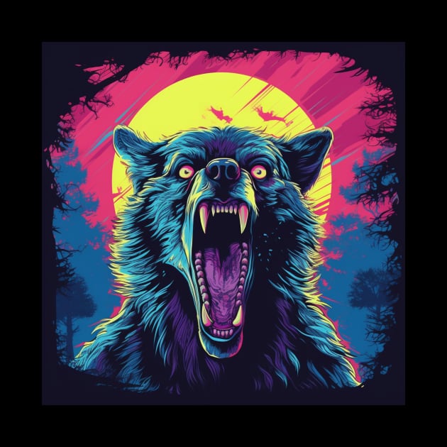 Freaky werewolf by CheekyClothingGifts