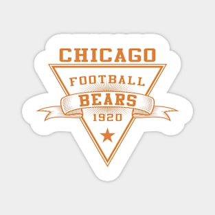 Retro Chicago Bears Magnet