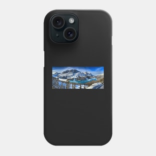 First Snow At Peyto Lake Phone Case