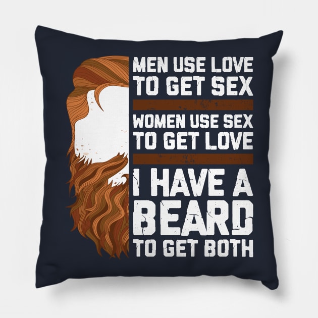 Beard | To Get Both Pillow by POD Anytime