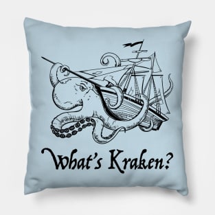 What's Kraken - Black Pillow