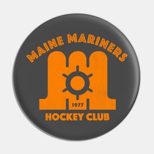 Vintage Maine Mariners Hockey 1977 Pin