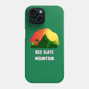 Red Slate Mountain Phone Case