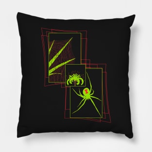 Black Widow V36 (Multicolor) Pillow
