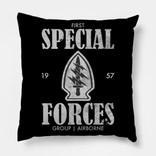 1st Special Forces Group (Airborne) (distressed) Pillow