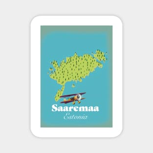 Saaremaa Estonia map Magnet