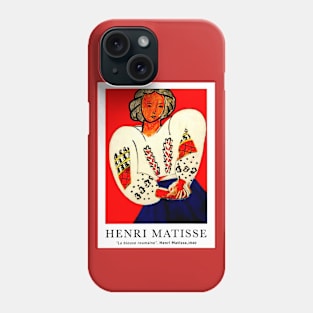 Matisse Modern Art Whimsical  Young Woman Abstract Print Phone Case