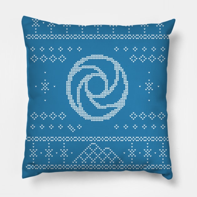 Just One Spark of Ugly Christmas Pillow by Heyday Threads