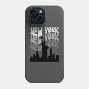 Retro New York Statue of Liberty Phone Case