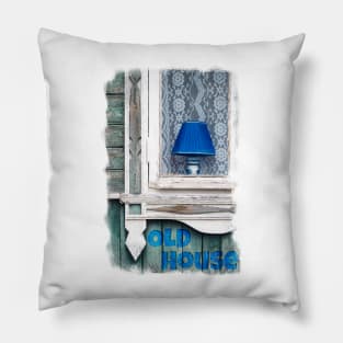 Blue Lamp Pillow