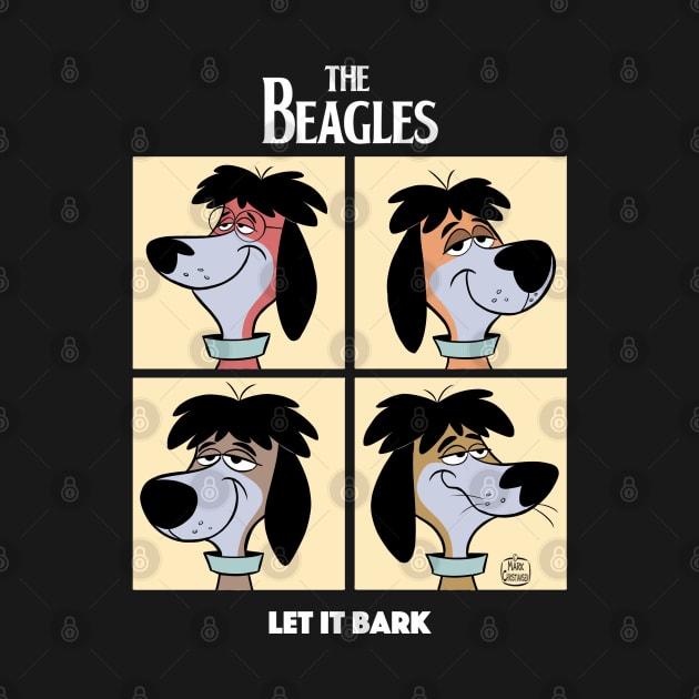 THE BEATLES CARTOON DOGS PARODY by markscartoonart62