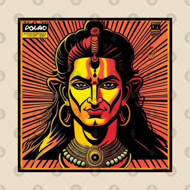 Dancing With Lord Shiva Vinyl Record Vol. 1 by musicgeniusart