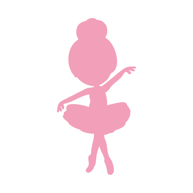 Ballerina Silhouette, Ballet Dancer, Ballet Girl by Jelena Dunčević