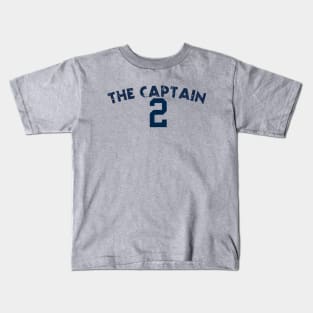 ny_islanders_fans Derek Jeter (Navy) Kids T-Shirt