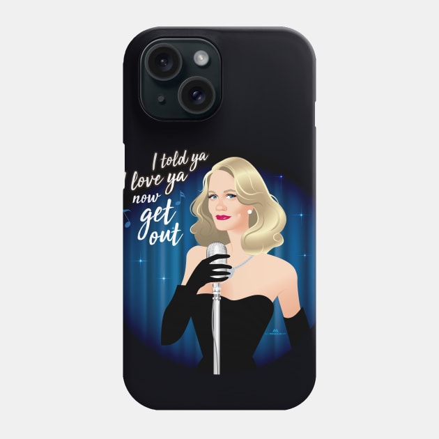 Cybill Shepherd Phone Case by AlejandroMogolloArt