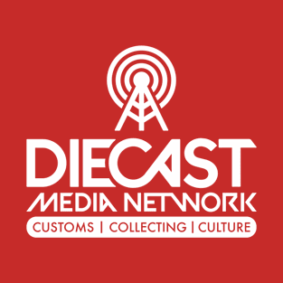Diecast Media Network (Radio Station - White on Orange) T-Shirt