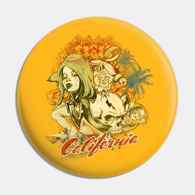 California Dreamin Pin by drewbacca