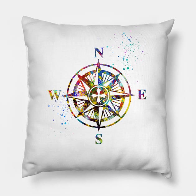 Compass Pillow by erzebeth