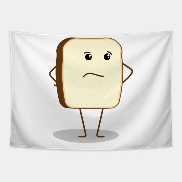 Funny piece of bread Tapestry by RNko