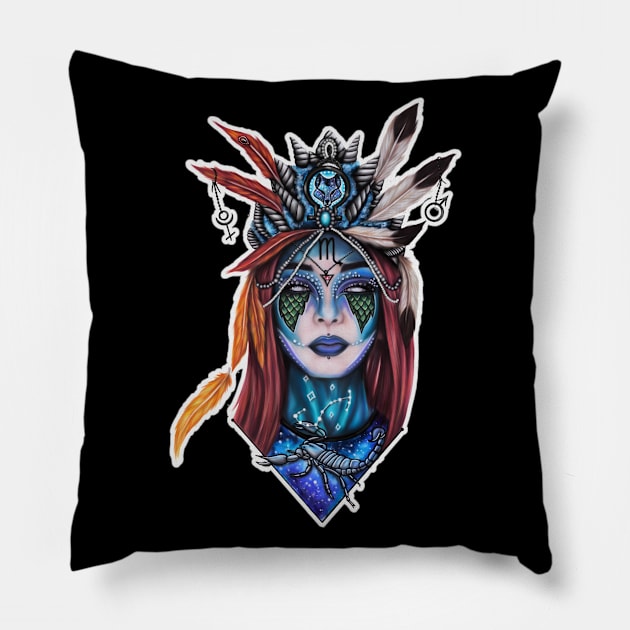 The Goddess Pillow by Prettielilpixie