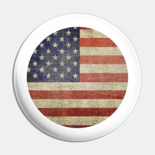 Old USA Flag Pin