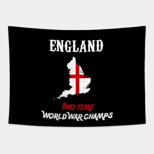 England Two Time World War Champs Tapestry by TriHarder12