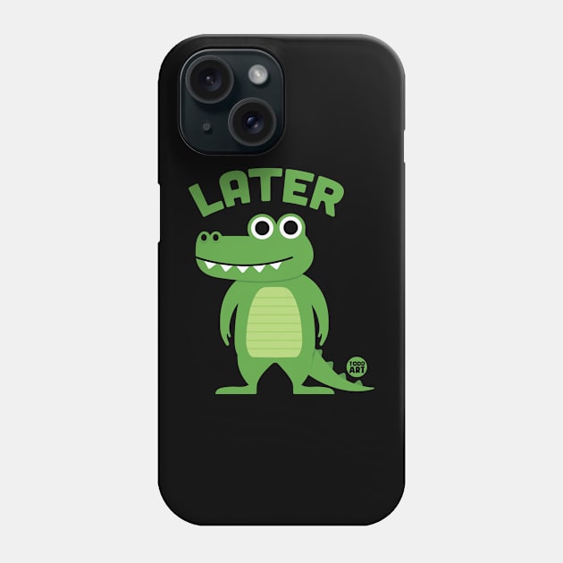 LATER GATOR Phone Case by toddgoldmanart