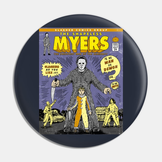 SLASHER COMICS-MYERS Pin by Firebrander