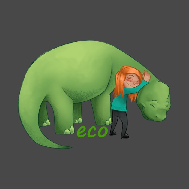 Hug A Friend! - Bronto With Girl Edition by eco