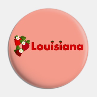 Louisiana state fruit Pin