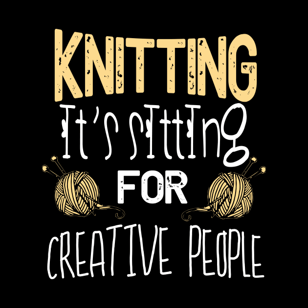 Knitting It's Sitting for Creative people by jonetressie