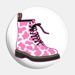 Pink Cow Doc Marten Boot Pin