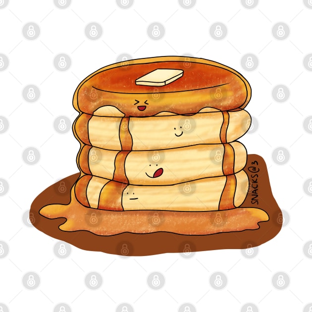 Stack up the pancakes by Snacks At 3