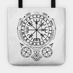 Vegvisir - The Viking Compass | Norse Pagan Symbol Tote