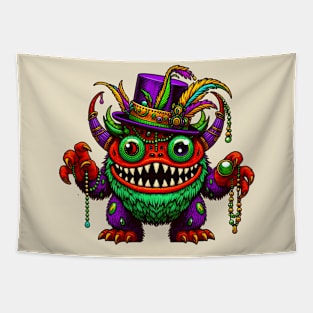 Mardi Gras Monster Tapestry