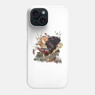 German Wirehaired Pointer, Hunting season Phone Case