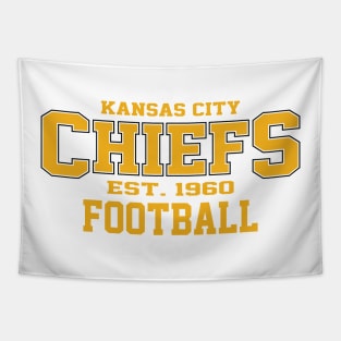 Vintage KSCT Chiefs Football Tapestry