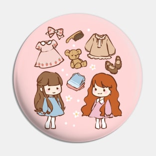 Cielle and Stella Pin