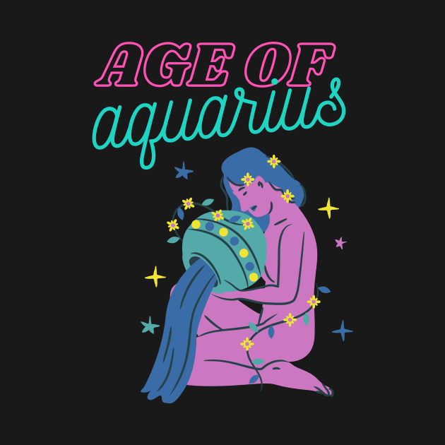 Age of Aquarius, t-shirt, photographic-print by hasanclgn