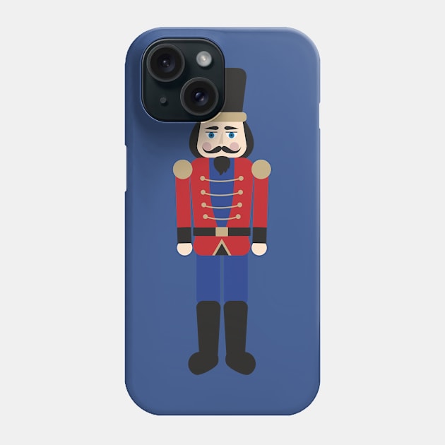 Merry Christmas Nutcracker Phone Case by holidaystore
